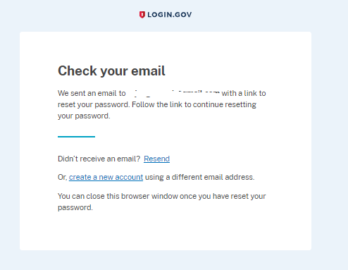 Figure 7: Temporary Password Sent Message